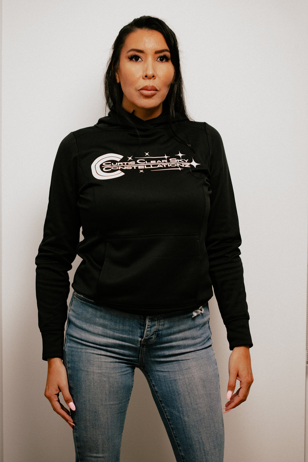 Hoodie | Feminine Cut | Black